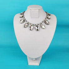 Load image into Gallery viewer, Tear Drop Crystal Necklace