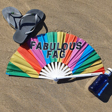 Load image into Gallery viewer, Fabulous Fag Clack Fan