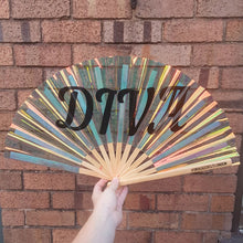 Load image into Gallery viewer, Diva Bamboo Fan