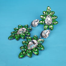 Load image into Gallery viewer, Large Crystal Earrings and Ring Set
