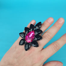 Load image into Gallery viewer, Large Crystal Earrings and Ring Set