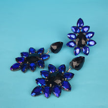 Load image into Gallery viewer, Large Crystal Earrings and Ring Set