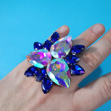 Load image into Gallery viewer, Crystal Earrings and Ring Set