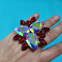 Load image into Gallery viewer, Crystal Earrings and Ring Set