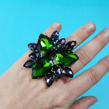 Load image into Gallery viewer, Crystal Earrings and Ring Set