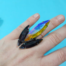 Load image into Gallery viewer, Crystal Earrings and Ring Set