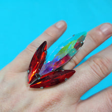 Load image into Gallery viewer, Crystal Earrings and Ring Set