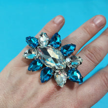 Load image into Gallery viewer, Crystal Earrings and Ring Set