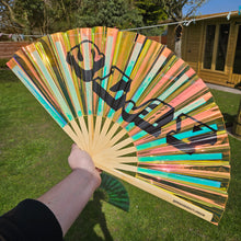 Load image into Gallery viewer, Slay Bamboo Fan