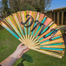 Load image into Gallery viewer, Diva Bamboo Fan