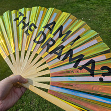 Load image into Gallery viewer, Am I The Drama Bamboo Fan