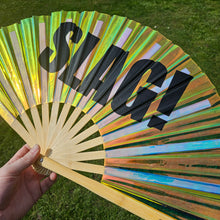 Load image into Gallery viewer, Slag Bamboo Fan