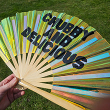 Load image into Gallery viewer, Chubby and Delicious Bamboo Fan