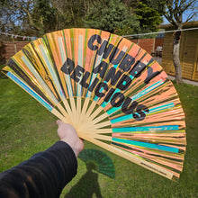 Load image into Gallery viewer, Chubby and Delicious Bamboo Fan