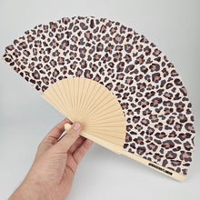 Load image into Gallery viewer, Leopard Handheld Small Fan