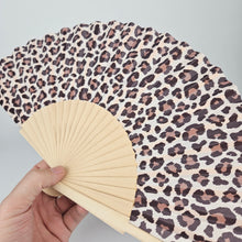 Load image into Gallery viewer, Leopard Handheld Small Fan