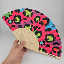 Load image into Gallery viewer, Leopard Handheld Small Fan