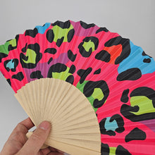 Load image into Gallery viewer, Leopard Handheld Small Fan