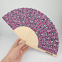 Load image into Gallery viewer, Leopard Handheld Small Fan