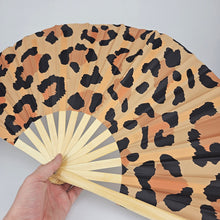 Load image into Gallery viewer, Leopard Clack Fan
