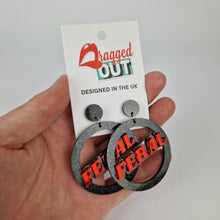 Load image into Gallery viewer, Feral Circle Earrings