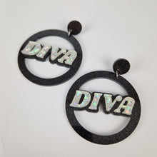 Load image into Gallery viewer, Diva Circle Earrings