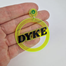 Load image into Gallery viewer, Dyke Circle Earrings
