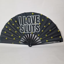 Load image into Gallery viewer, I Love Sluts Clack Fan
