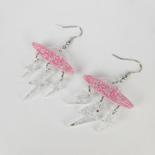 Load image into Gallery viewer, Space Ship Acrylic Earrings