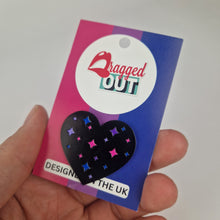 Load image into Gallery viewer, Bisexual Heart Pin Badge