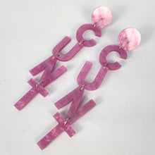 Load image into Gallery viewer, Drop Cunt Earrings In Pink