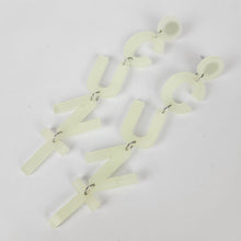 Load image into Gallery viewer, Drop Cunt Glow In The Dark Acrylic Earrings