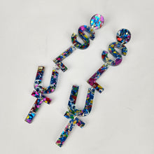 Load image into Gallery viewer, Drop Slut Acrylic Earrings