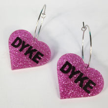 Load image into Gallery viewer, Dyke Hoop Earrings