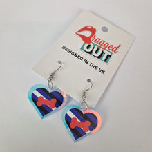 Load image into Gallery viewer, Puppy Pride Small Heart Acrylic Earrings