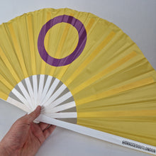 Load image into Gallery viewer, Intersex Pride Clack Fan