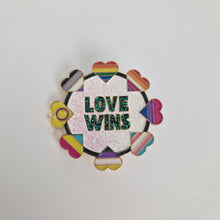 Load image into Gallery viewer, Love Wins Pin Badge