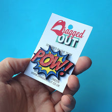 Load image into Gallery viewer, Pow Pin Badge