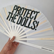 Load image into Gallery viewer, Protect The Dolls Clack Fan