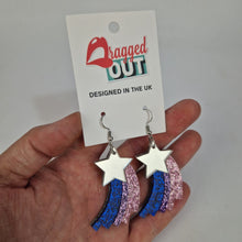 Load image into Gallery viewer, Bisexual Shooting Stars Earrings