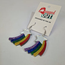 Load image into Gallery viewer, Pride Shooting Stars Earrings