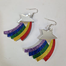 Load image into Gallery viewer, Pride Shooting Stars Earrings