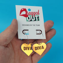 Load image into Gallery viewer, Diva Hoop Earrings