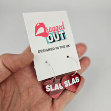 Load image into Gallery viewer, Slag Hoop Acrylic Earrings