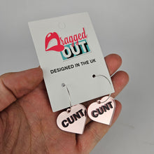 Load image into Gallery viewer, Cunt Hoop Acrylic Earrings