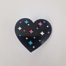 Load image into Gallery viewer, Trans Heart Pin Badge