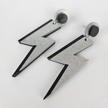 Load image into Gallery viewer, Lightning Bolt Acrylic Earrings
