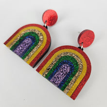 Load image into Gallery viewer, Pride Rainbow Earrings