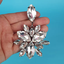 Load image into Gallery viewer, Pansy Crystal Earrings