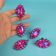 Load image into Gallery viewer, Drop Crystal Earrings and Ring Set